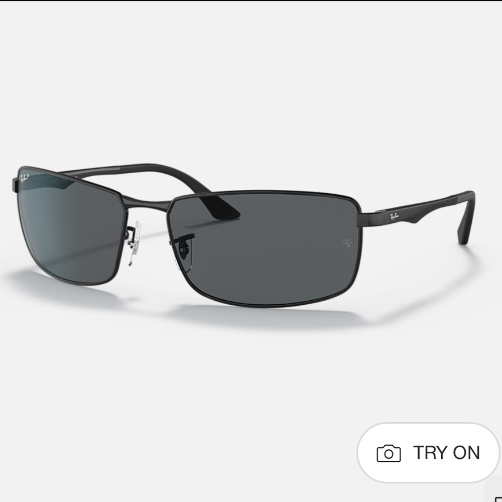 Ray-Ban Black Frame Sunglasses with Grey Lenses